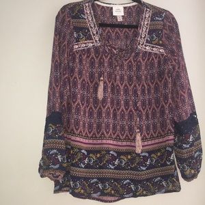 Patterned blouse